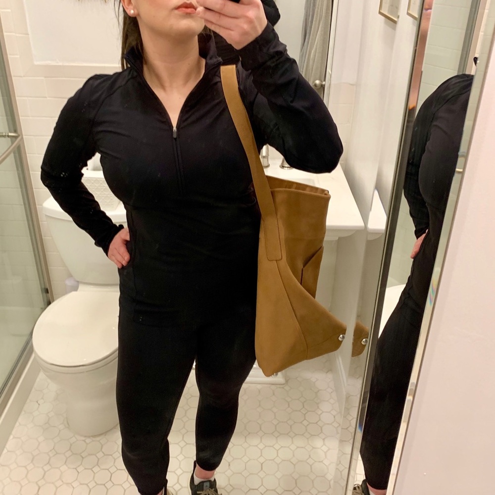 Theory Large Suede Hobo Bag - Picture 8 of 8
